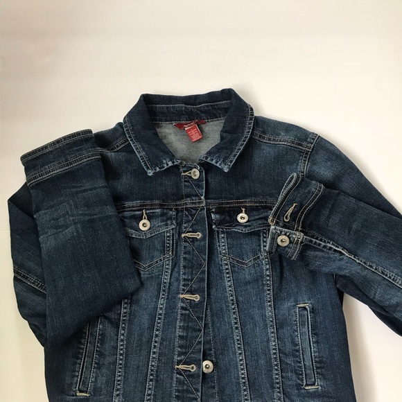 Arizona Jean cropped jacket Girls size Large - Picture 5 of 6
